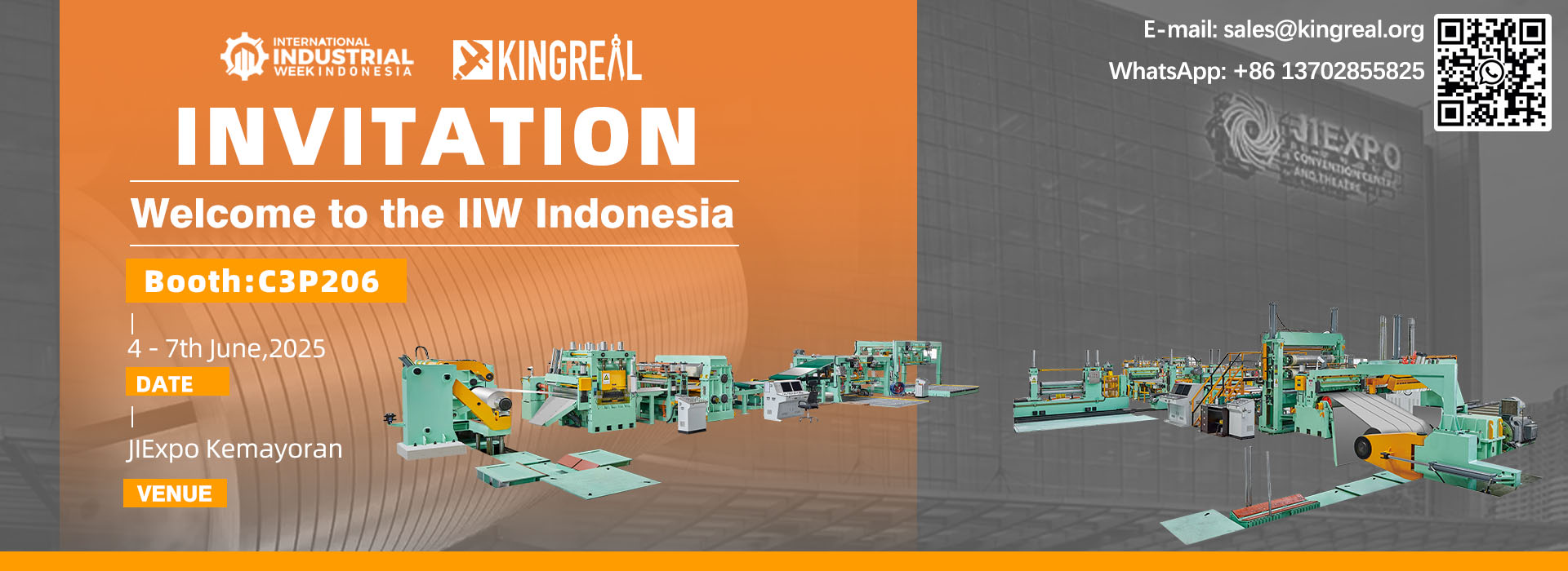 Exhibition Kingreal Steel Slitter