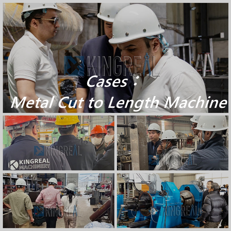Case ： Metal taglio a lunghezza macchina