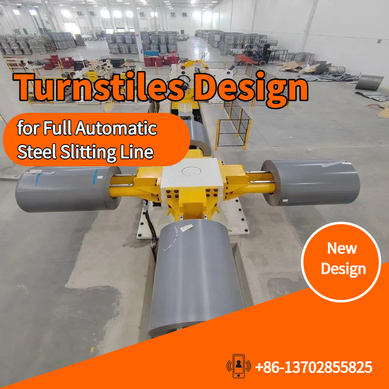 Progettazione di tornelli per linee di taglio in acciaio completamente automatiche