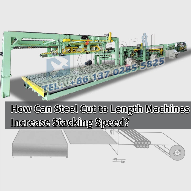 In che modo le macchine per il taglio a misura dell'acciaio possono aumentare la velocità di impilamento?