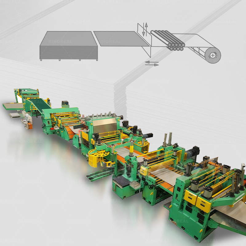 Macchina da bobina a foglio tagliato a misura