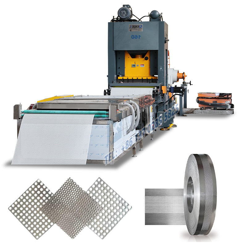 Soluzione completa per la linea di tranciatura di punzonatura da coil
