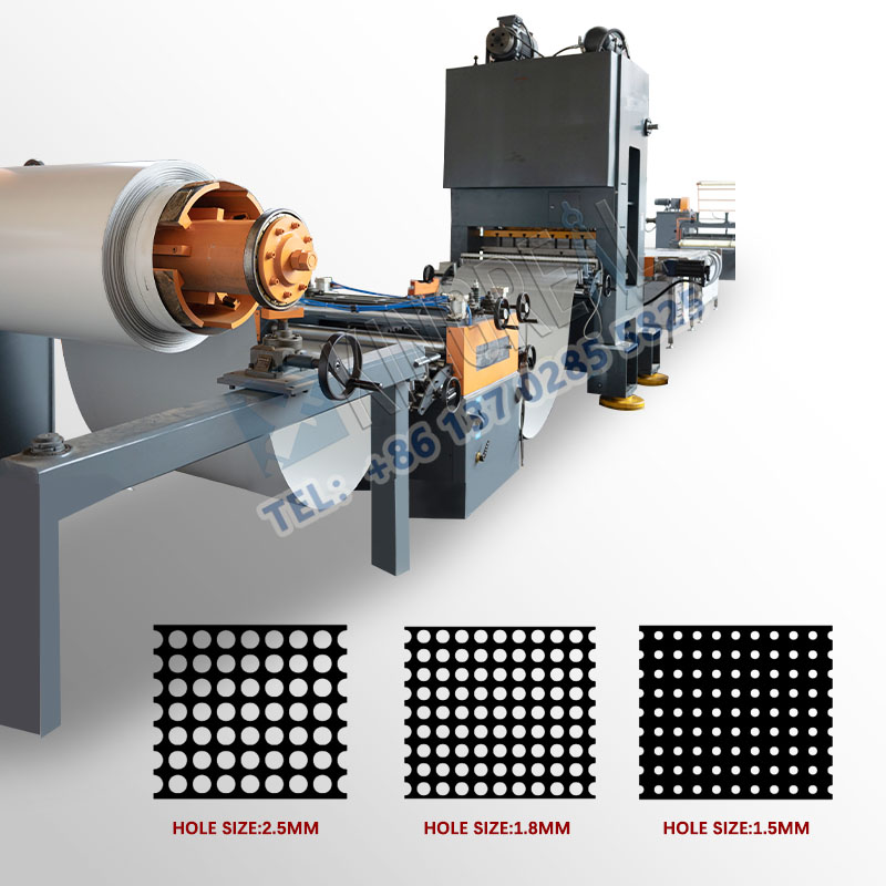 Soluzione completa per la linea di tranciatura di punzonatura da coil