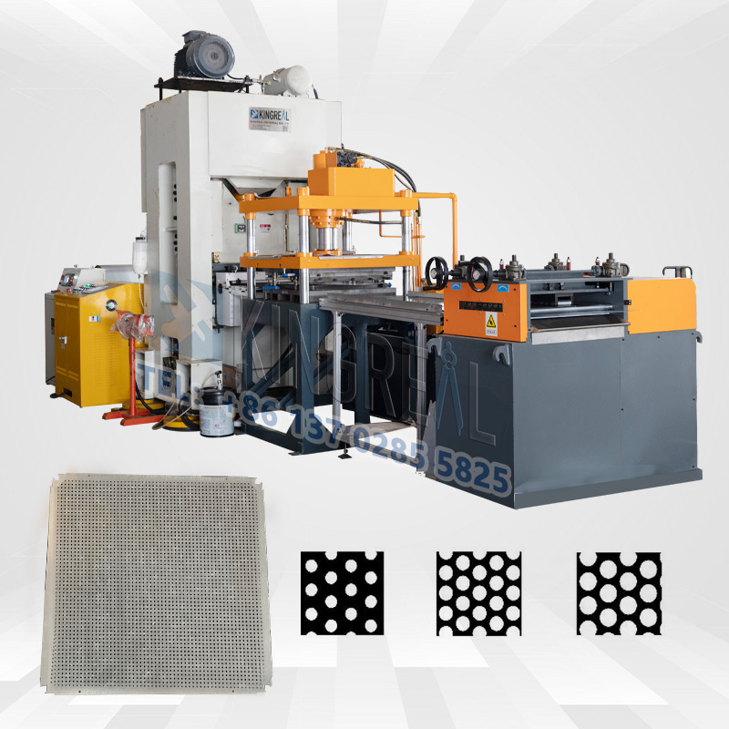 Linea di produzione completamente automatica di metalli perforati