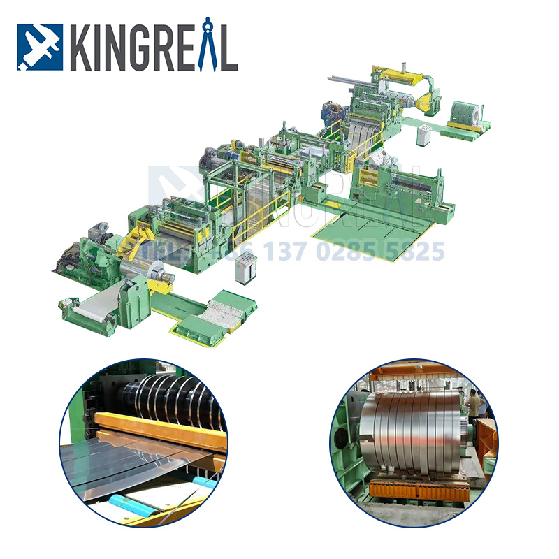 Macchina da taglio per bobine di metallo